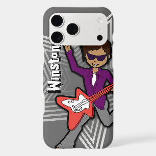 Boys name rockstar kids grey iphone case