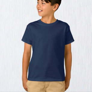 Boys Navy T-Shirt, Kids / Customise T-Shirt