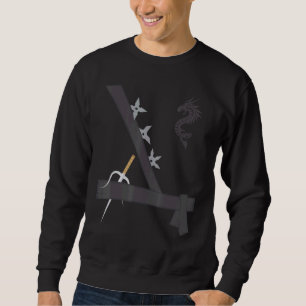 Boys Ninja Costume Easy Last Minute Halloween Sweatshirt