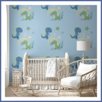 Boy's Nursery Dinosaurs at Play Peel & Stick