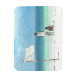 Boys on Beach Kenya Magnet