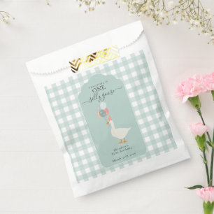 Boy's One Silly Goose 1st Birthday Party Favour Bag