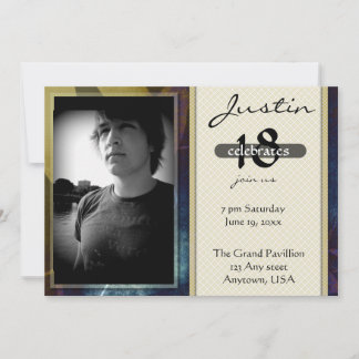 Boy's or Men's Birthday Invitation