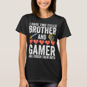 Boys or Mens Funny Gamer Merch - Vintage Video Gam T-Shirt