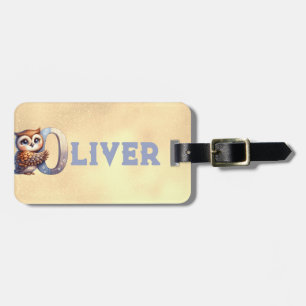 Boys Owl Luggage Tag