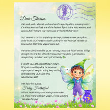 Boys Personalised Fairy Letter Magical Keepsake