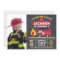 Boys Photo Fire Engine Birthday Invitation