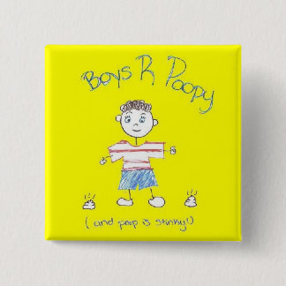 Boys R Poopy Button