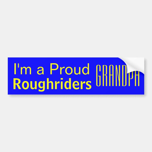 Boys Ranch High School PROUD Grandpa Car Sticker (Front)