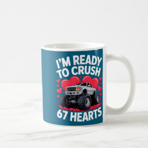 Boys Ready Crush 67 Hearts Monster Coffee Mug