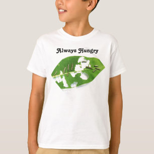 Boy's Shirt Always Hungry Monarch Caterpillars