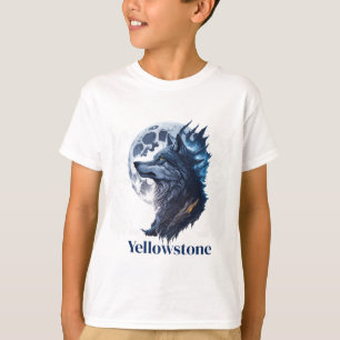 Boy's Shirt Yellowstone Wolf
