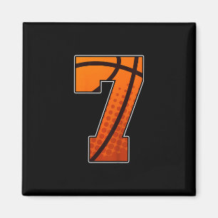 Boys Sketll Birthday Shirt 7 For Seven Year Old Bo Magnet