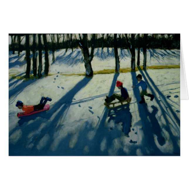 Boys Sledging Allestree Park Derby (Front Horizontal)
