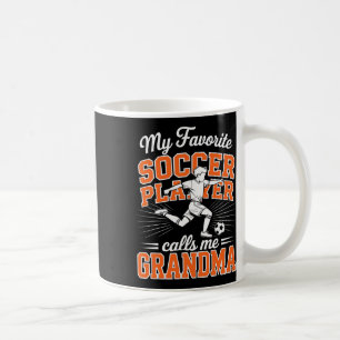 Boys Soccer My Favourite Player Calls Me Grandma O Coffee Mug