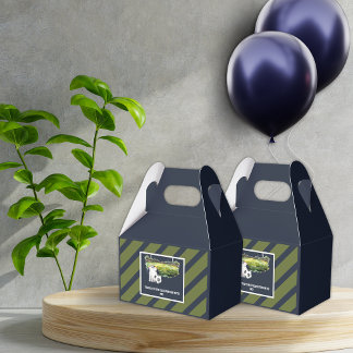 Boys Soccer Sport Kids Birthday Favour Box