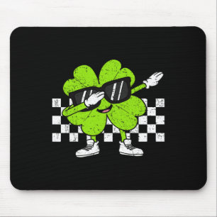 Boys St Patricks Day Toddler Lucky Dabbing Shamroc Mouse Pad