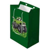 Boys St Patricks Day Toddler Lucky Monster Truck 