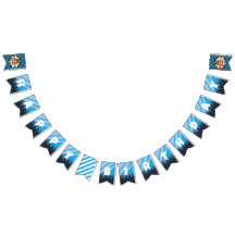 Boy's Superhero, Brown Hair Party - Banner