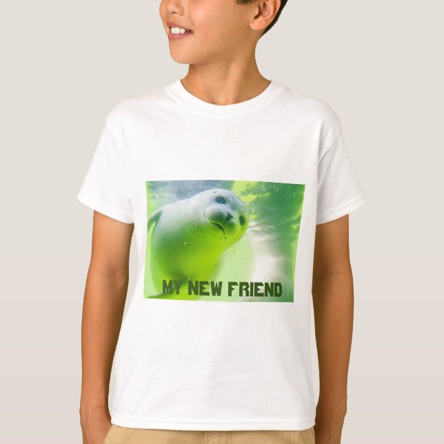 Boy's t-shirt My New Friend (Front)