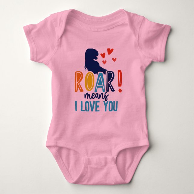 Boys' T-Shirt ROAR with Love – Dino Kids' Tee (Front)