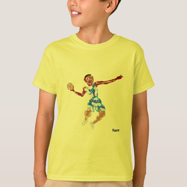 Boys T-Shirts : Basketball (Front)