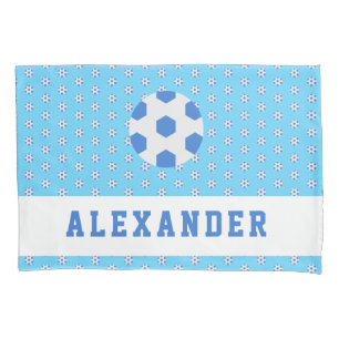 Boys Teenagers Sports Soccer Ball Personalised Pil Pillowcase