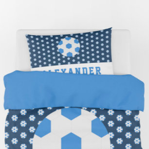 Boys Teenagers Sports Soccer Ball Personalised Pillowcase