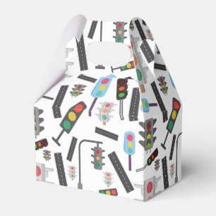 boys tiled traffic lights roads transportation favour box