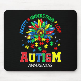 Boys Toddler Autism 1 Disabilities Awareness Mouse Pad
