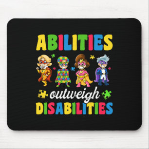 Boys Toddler Autism Disabilities Awareness Mouse Pad