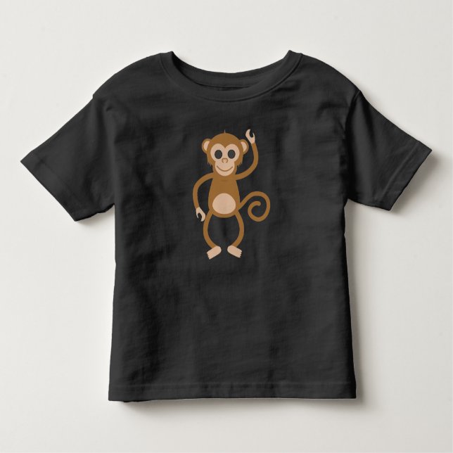 Boy's Toddler Monkey T-Shirt (Front)