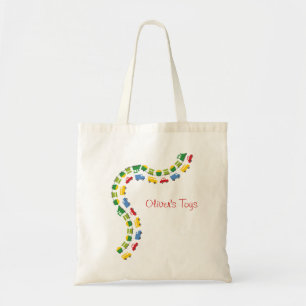 Boy's Toys Colourful Cars Cute Custom Gift Tote Bag