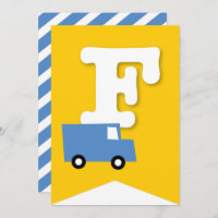 Boys Toys Kid's Birthday Party DIY Bunting Banner