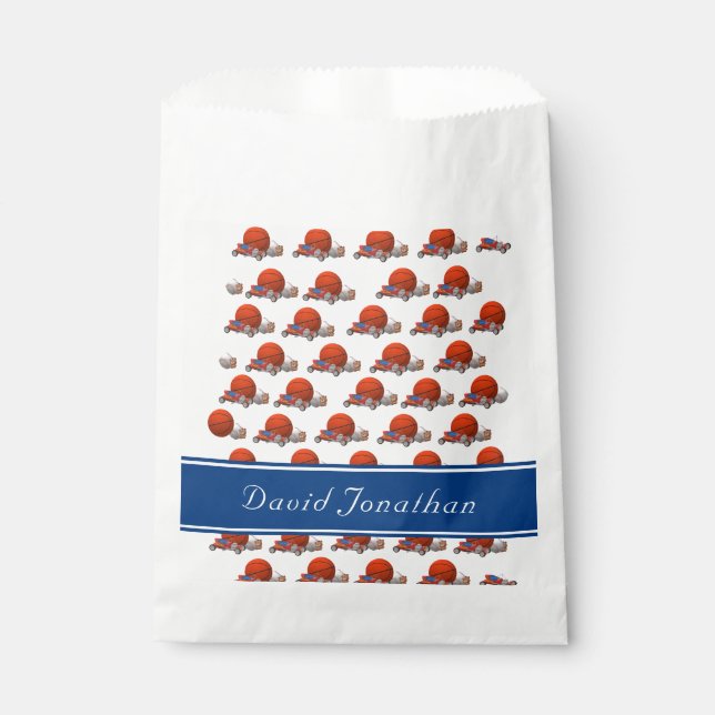 Boy's Toys Theme Favour Bags (Front)