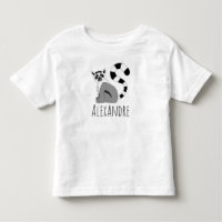 Boys Trendy Cute Jungle Lemur and Name