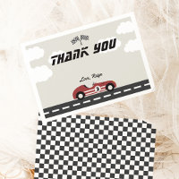 Boys Vintage Red Race Car Birthday Party