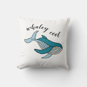 Boys Whale 'Whaley Cool' Cushion