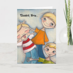 Boys Will Be Boys - For Mum Card