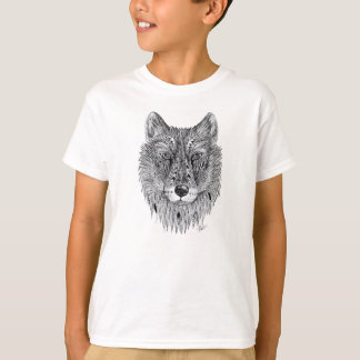 Boys wolf tee