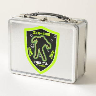 Boys Zombie Metal Lunch Box
