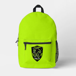 Boys Zombie Printed Backpack