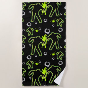 Boys Zombie School Beach Towel