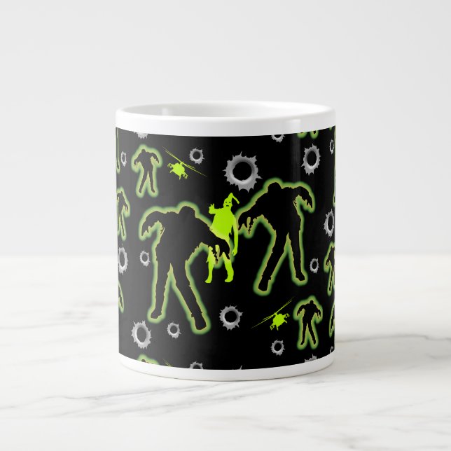Boys Zombie School Large Coffee Mug (Front)