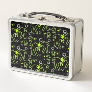 Boys Zombie School Metal Lunch Box