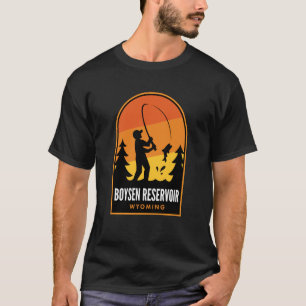 Boysen Reservoir Wyoming Fishing T-Shirt