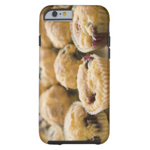 Boysenberry muffins on a platter tough iPhone 6 case