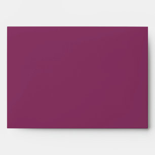 Boysenberry Solid Colour Envelope