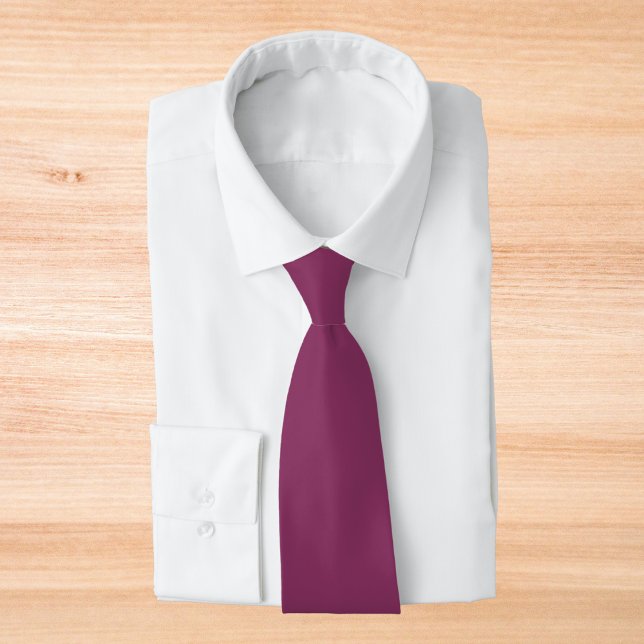 Boysenberry Solid Colour Tie (Creator Uploaded)