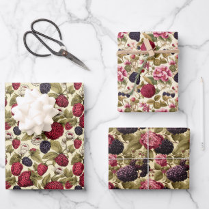 Boysenberry  wrapping paper sheet
